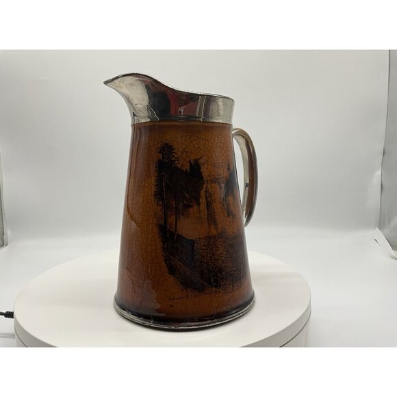 Ridgeway Pottery Pitcher Made for the Bon Mache in Seattle Unique NW Collectible - Picture 3 of 14